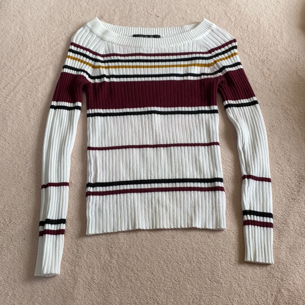 ReVamped Striped Sweater - S